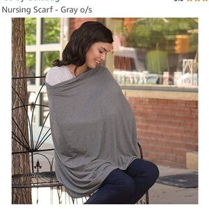 4-in-1 Nursing Scarf - Gray o/s